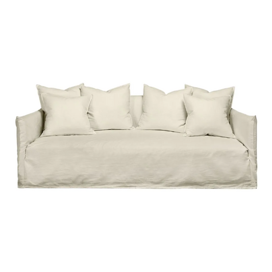 Havre Linen Slipcover Sofa - 3 Seater