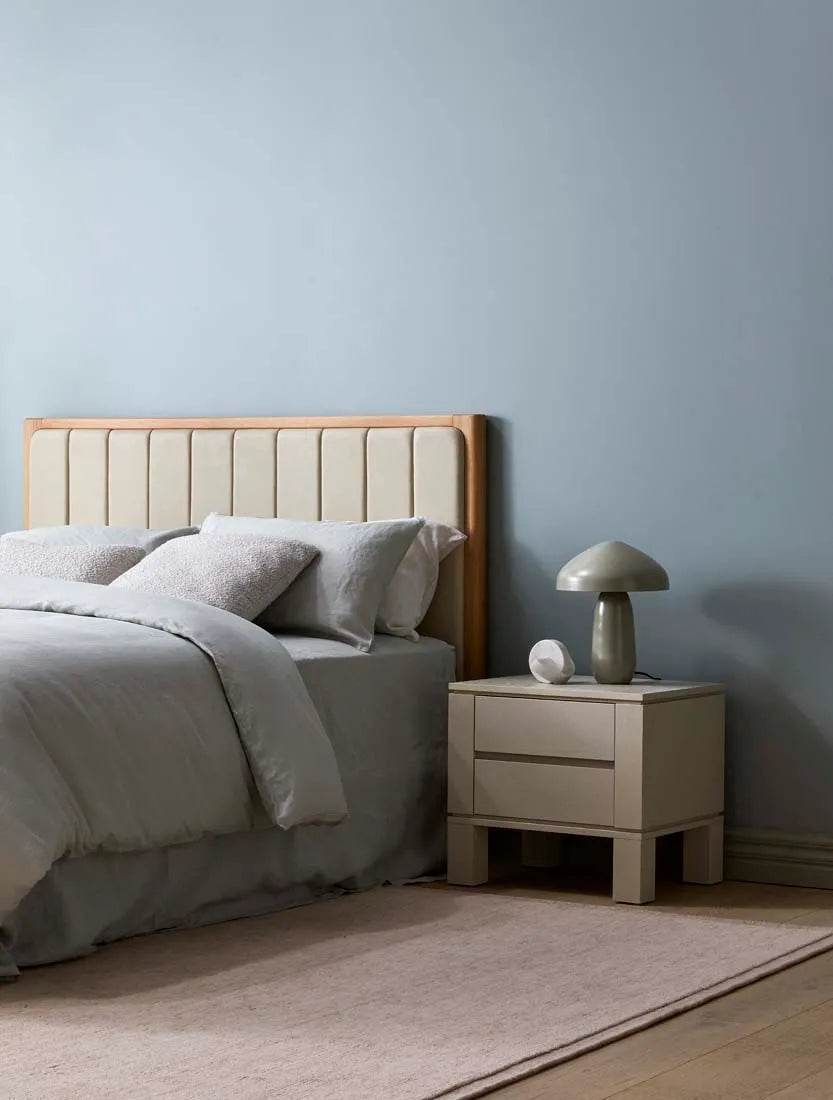 GlobeWest | Artie Geo Bedside | Putty