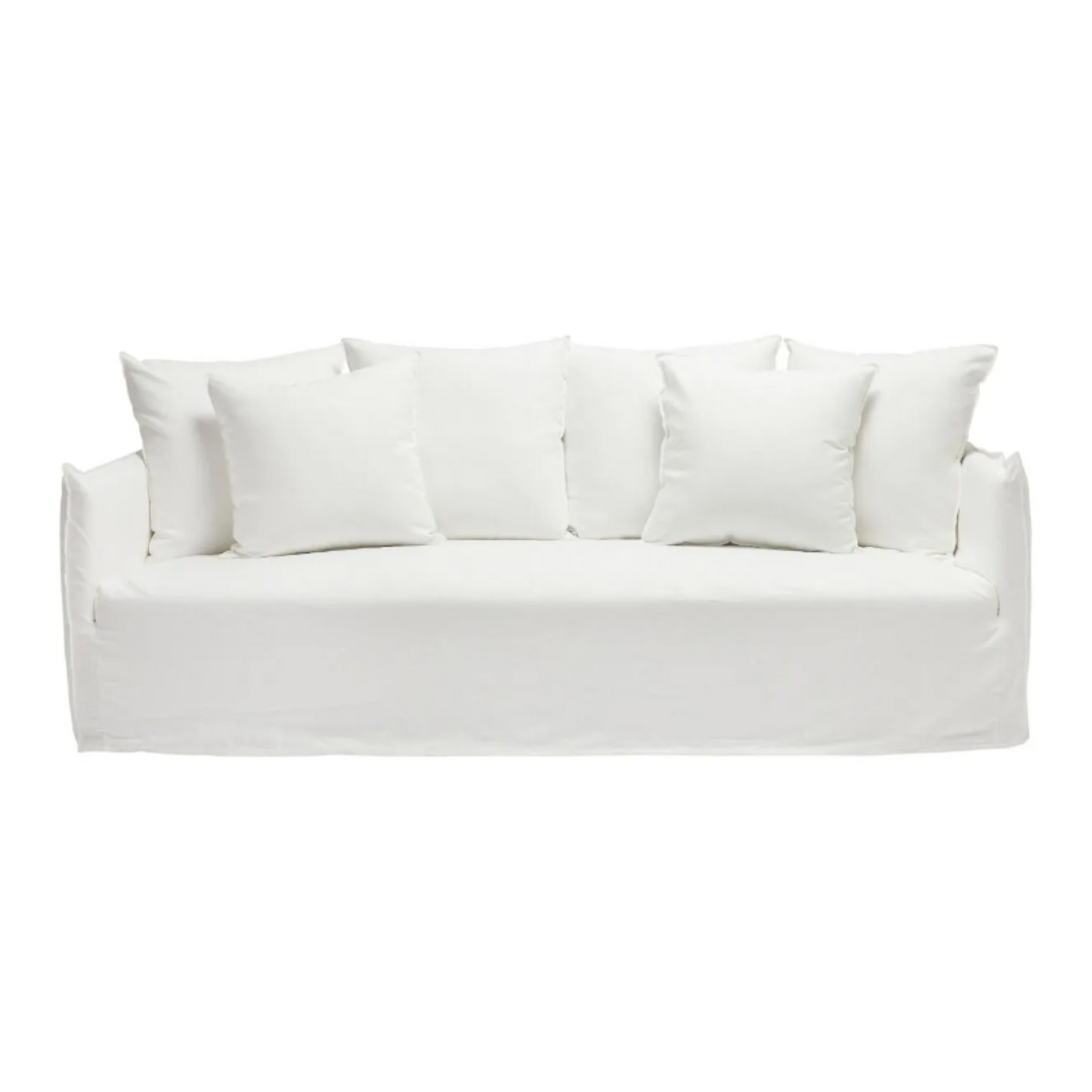 Havre Linen Slipcover Sofa - 3.5 Seater