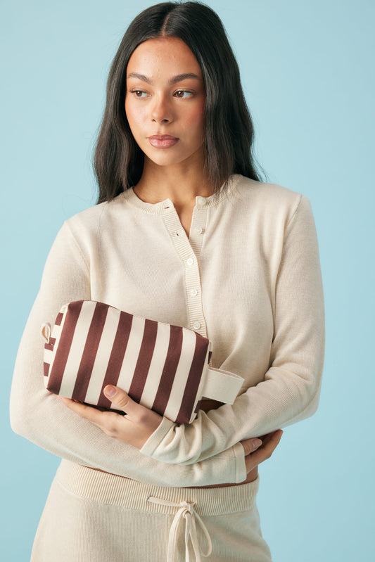 Ditty Base⎮Printed⎮Cocoa Stripe