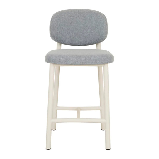 GlobeWest | Lori Metal Frame Barstool | Powder Blue