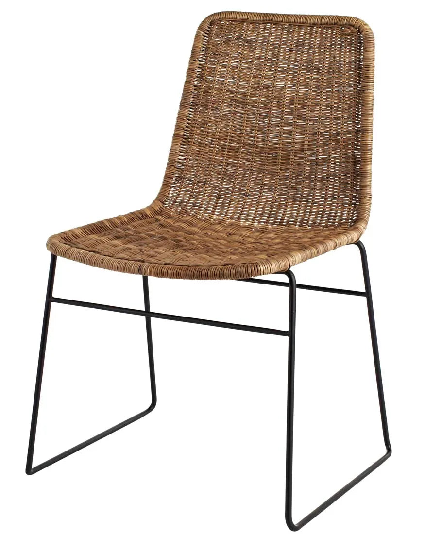GlobeWest | Olivia Dining Chair | Greywash/Black