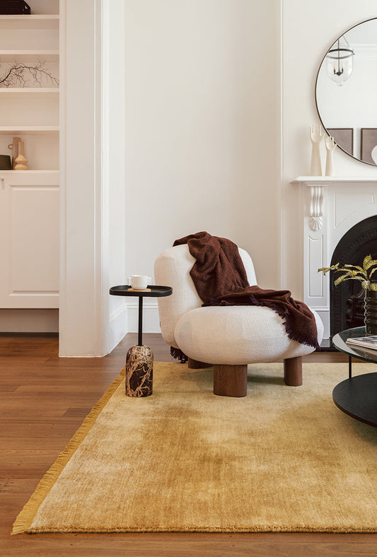 Conscious Loom Earthbound Honey Rug