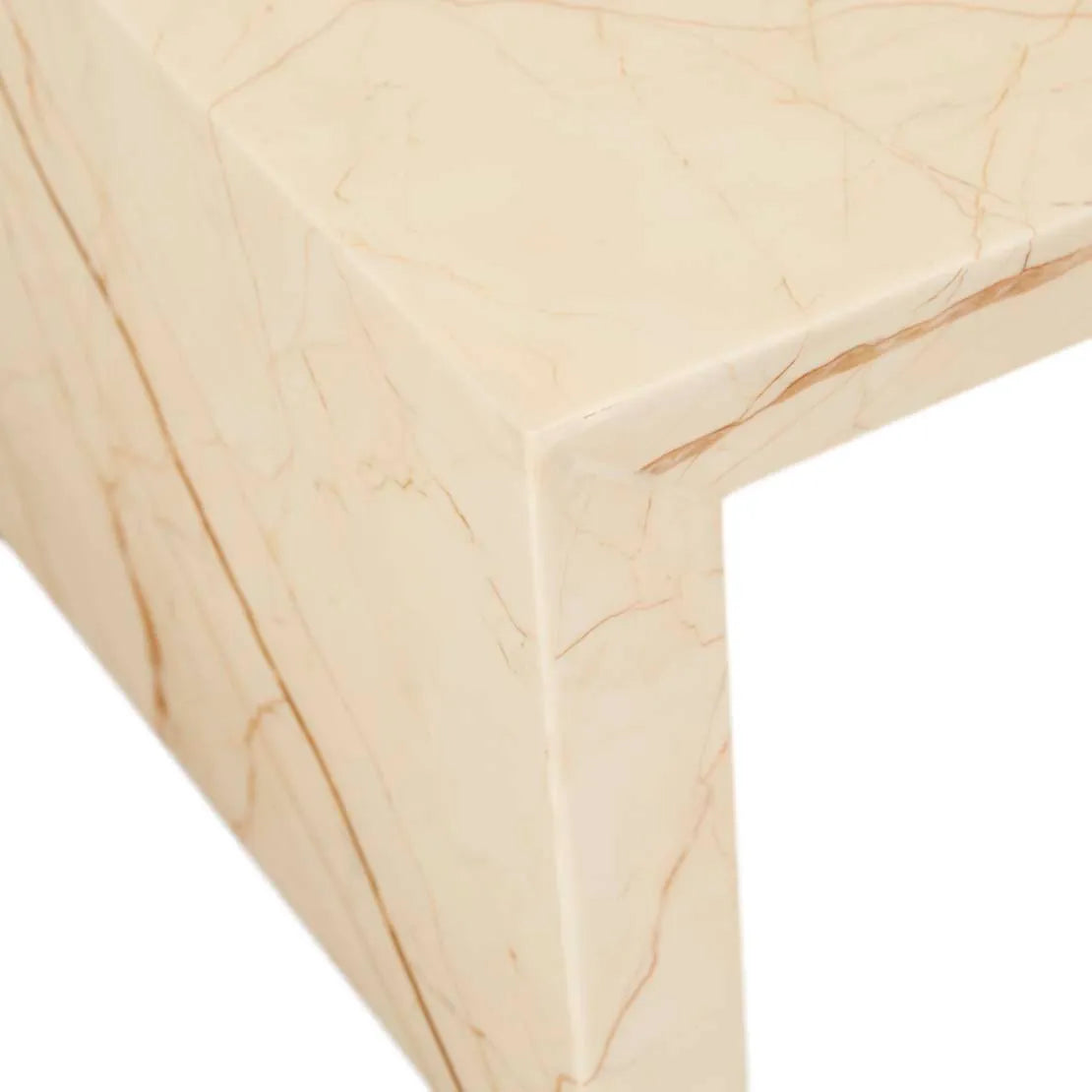 GlobeWest | Elle Monument Coffee Table | Matt Brown Vein Marble