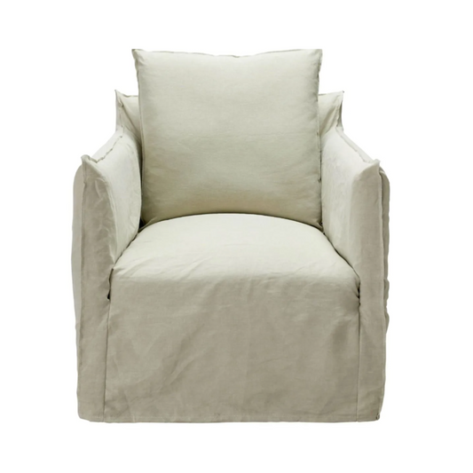 Havre Linen Slipcover Sofa - Occasional 1 Seater