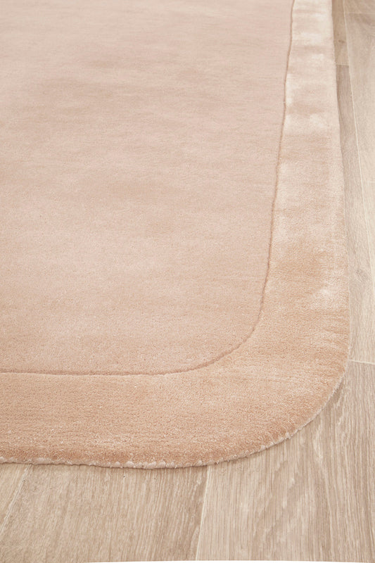 Jewel Curve Nude Rug