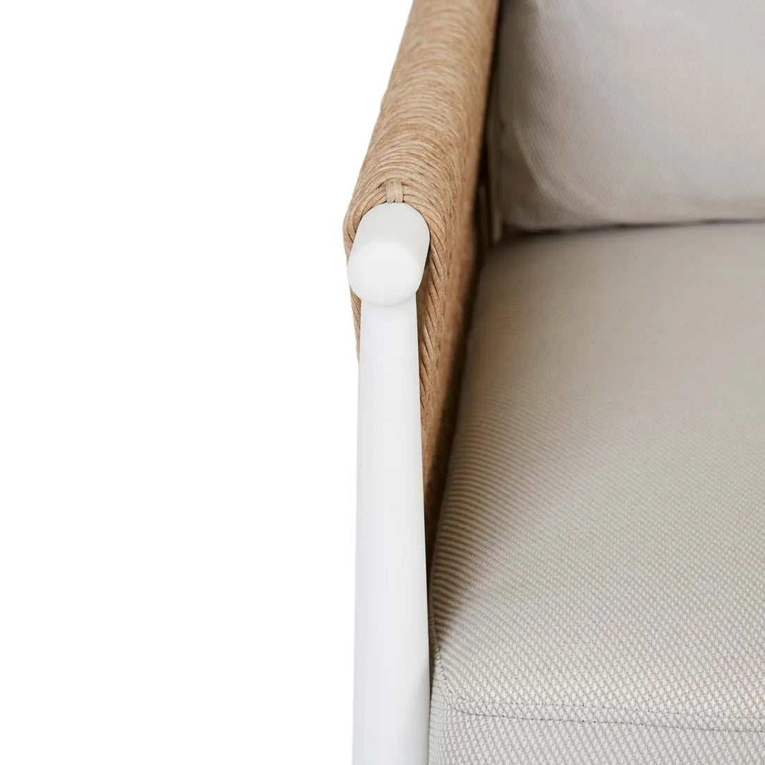GlobeWest | Delphi 3 Seater Sofa | Coconut & Natural Weave