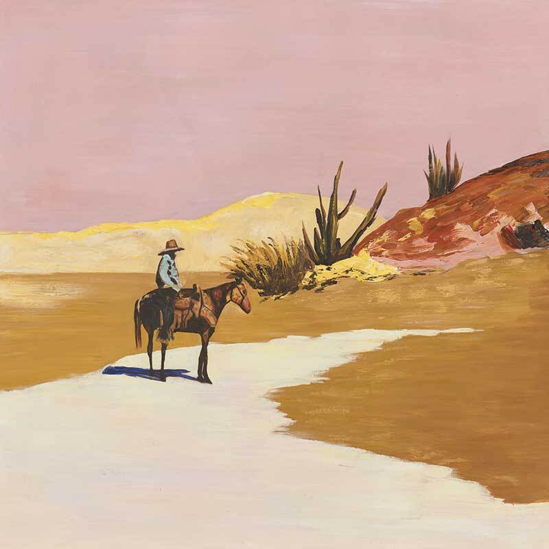 Cactus Cowboy | Box Frame Canvas Print