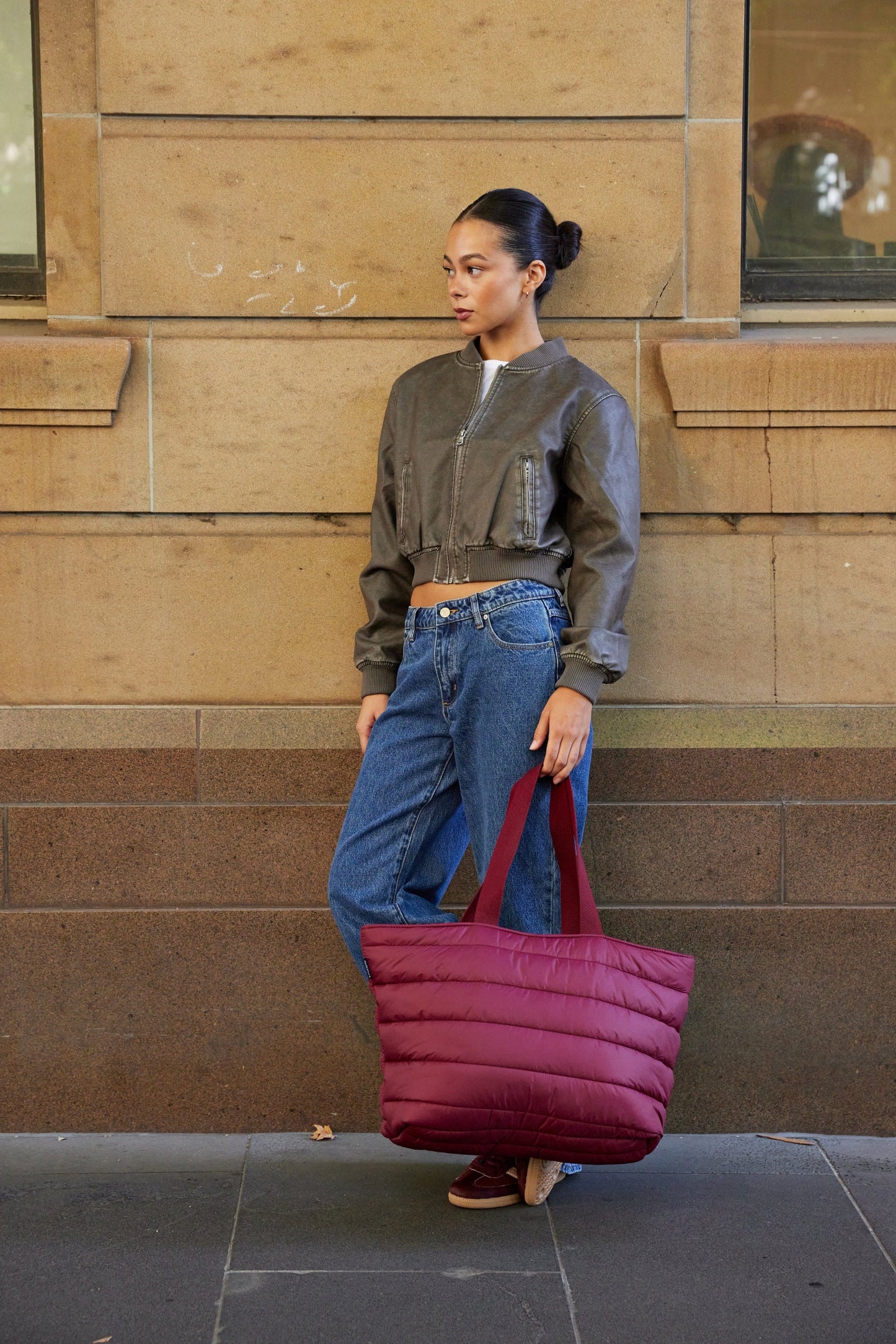 Take It Base Bag⎮Cloud⎮Burgundy