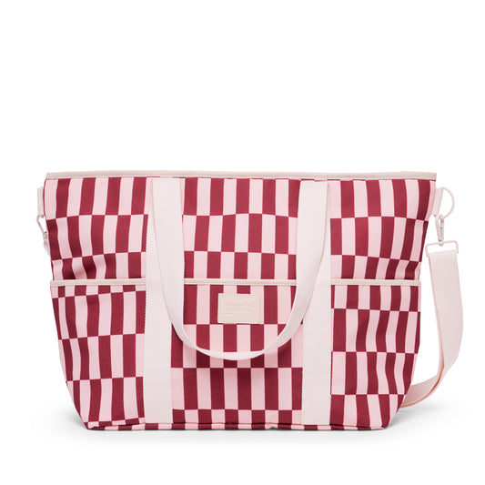 The BIG Cooler Base | Burgundy/Peony check