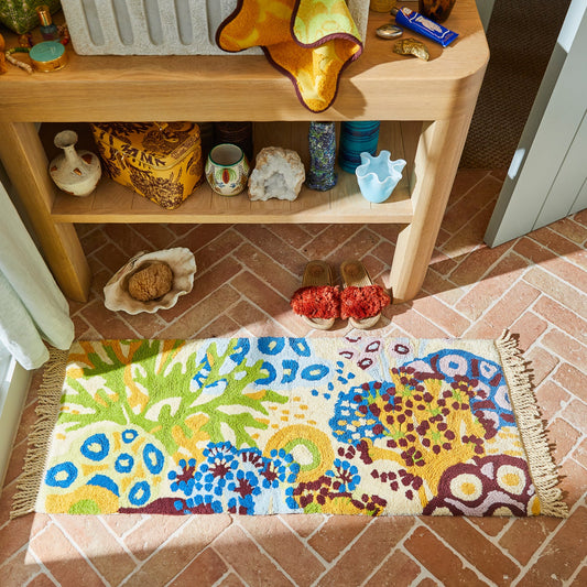 Cora Bath Runner | Pearl