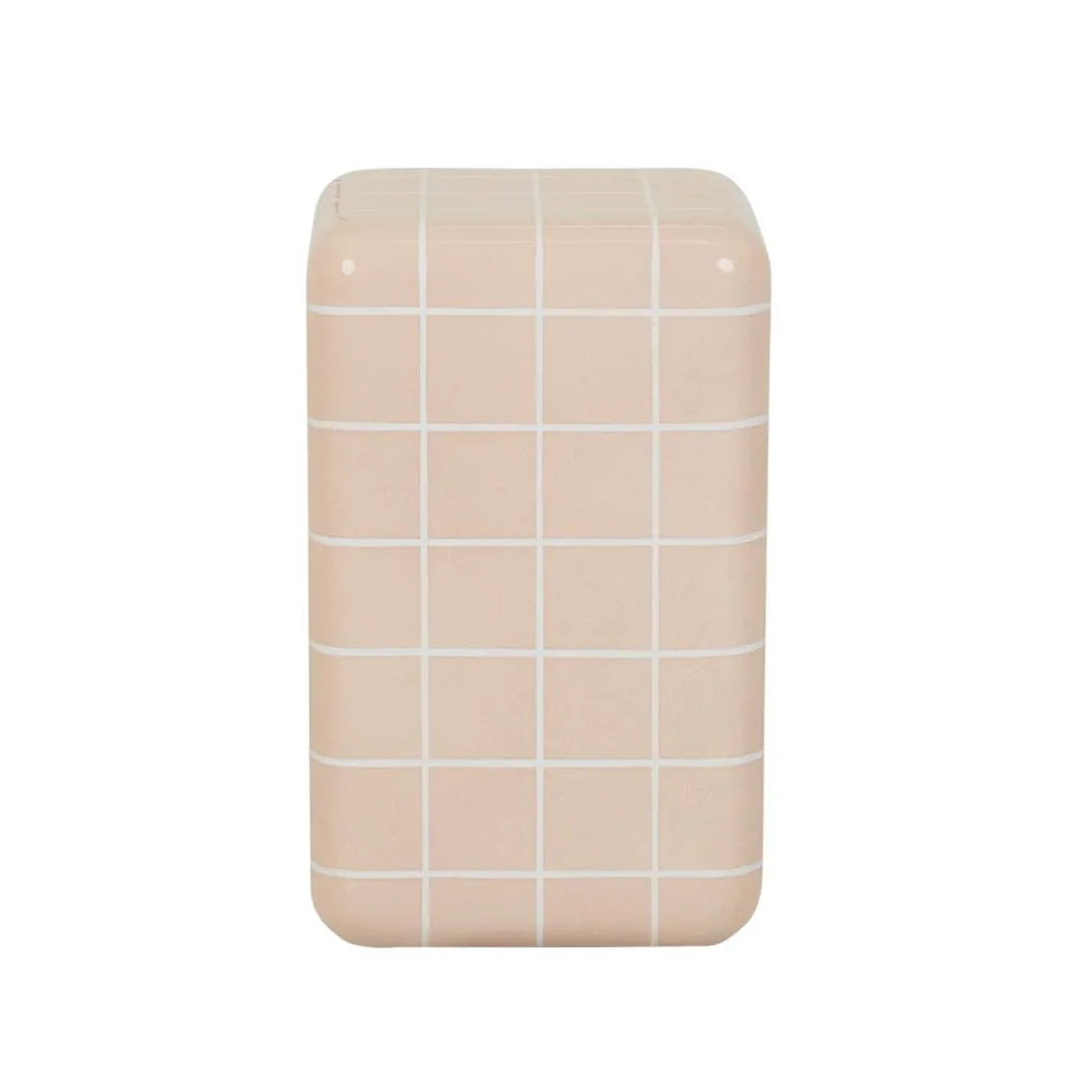GlobeWest | Seville Tile Side Table | Pink Glaze