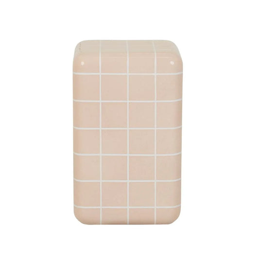 GlobeWest | Seville Tile Side Table | Pink Glaze