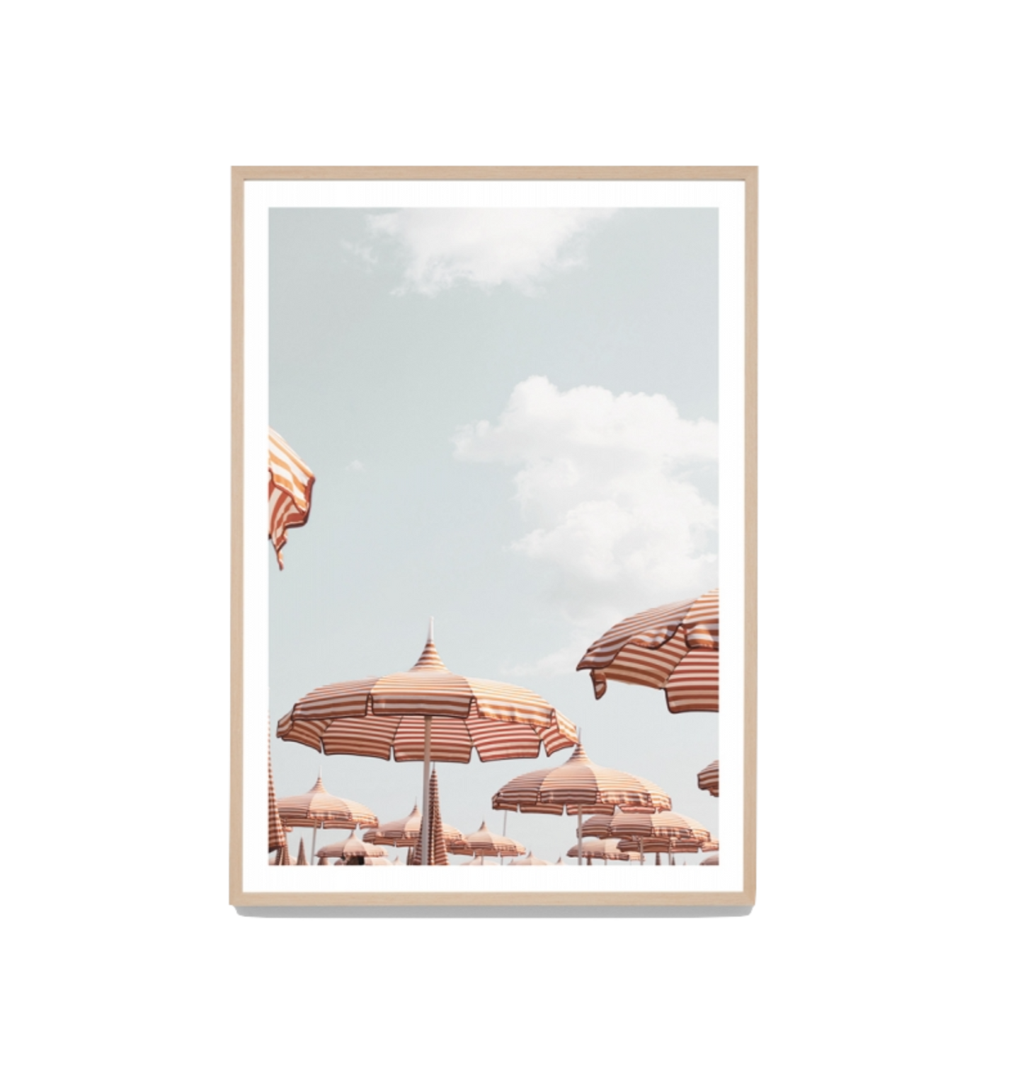 Paradise Parasol Framed Print