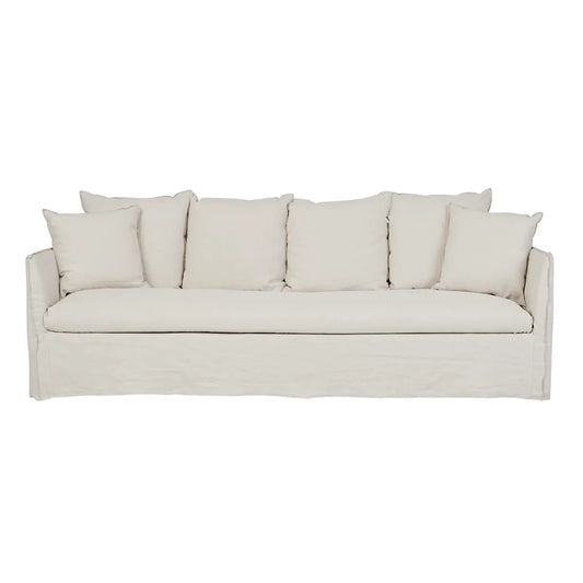 GlobeWest | Vittoria Slip Cover 4 Seater Sofa