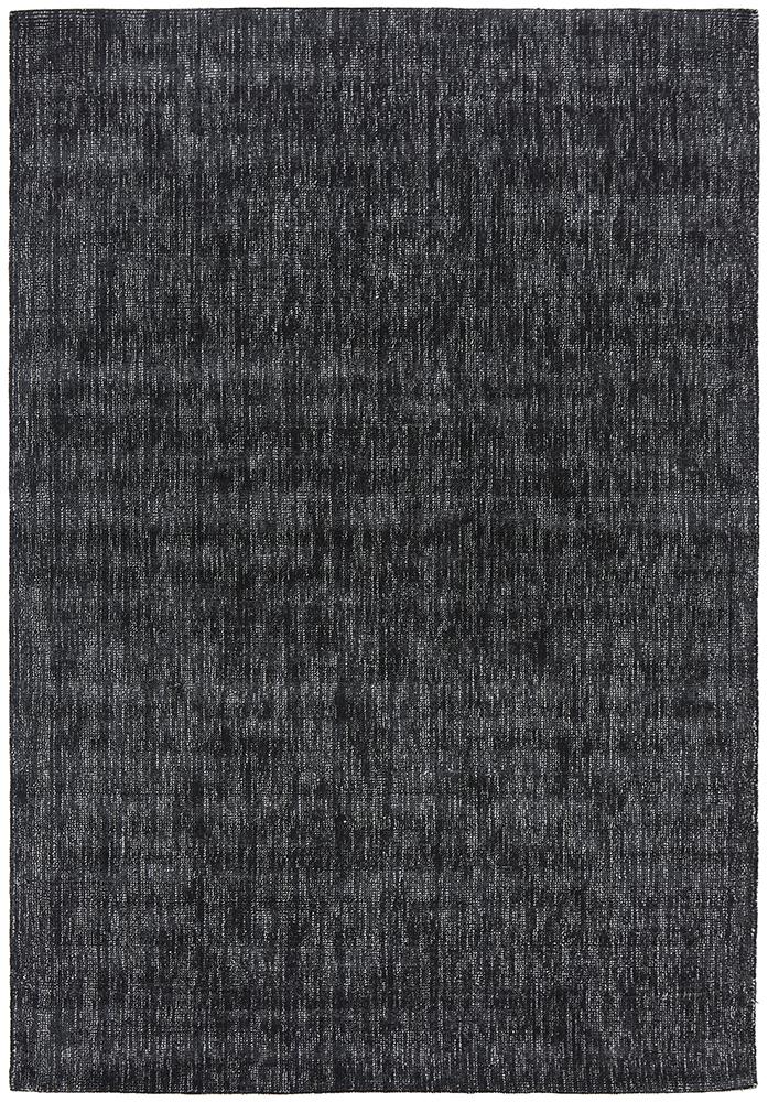Noir Black Rug