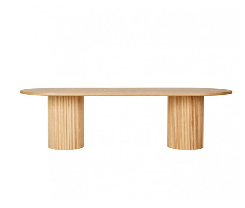 GlobeWest | Benjamin Ripple Oval Dining Table