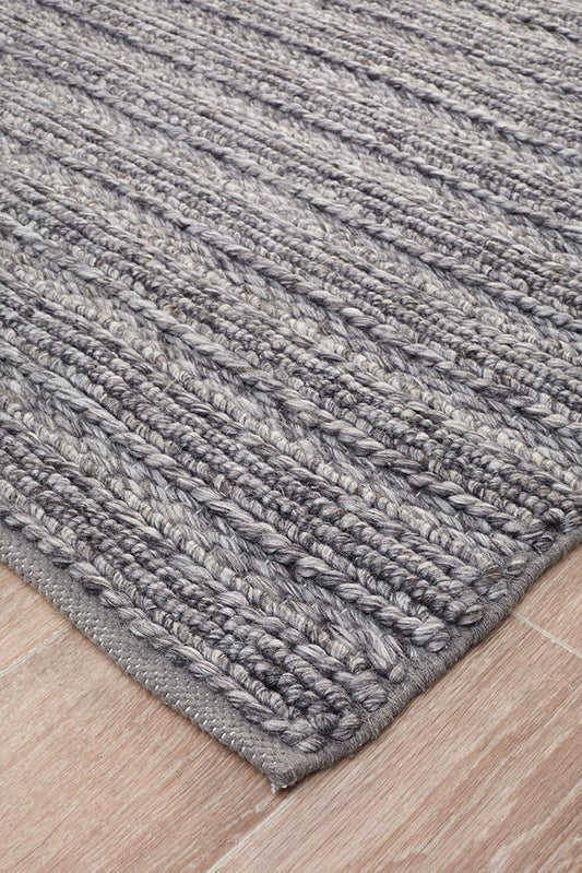 Harrow Steel Rug