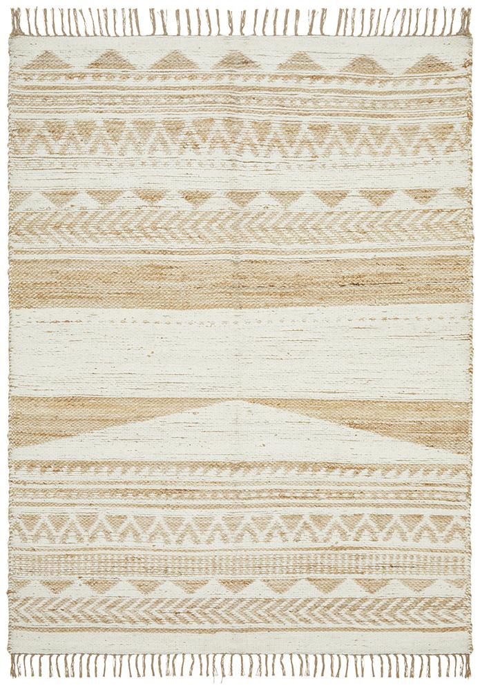 Mayan White Rug