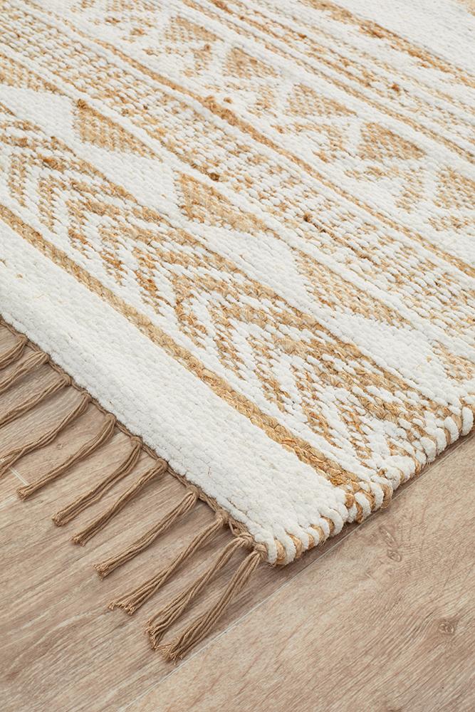 Mayan White Rug