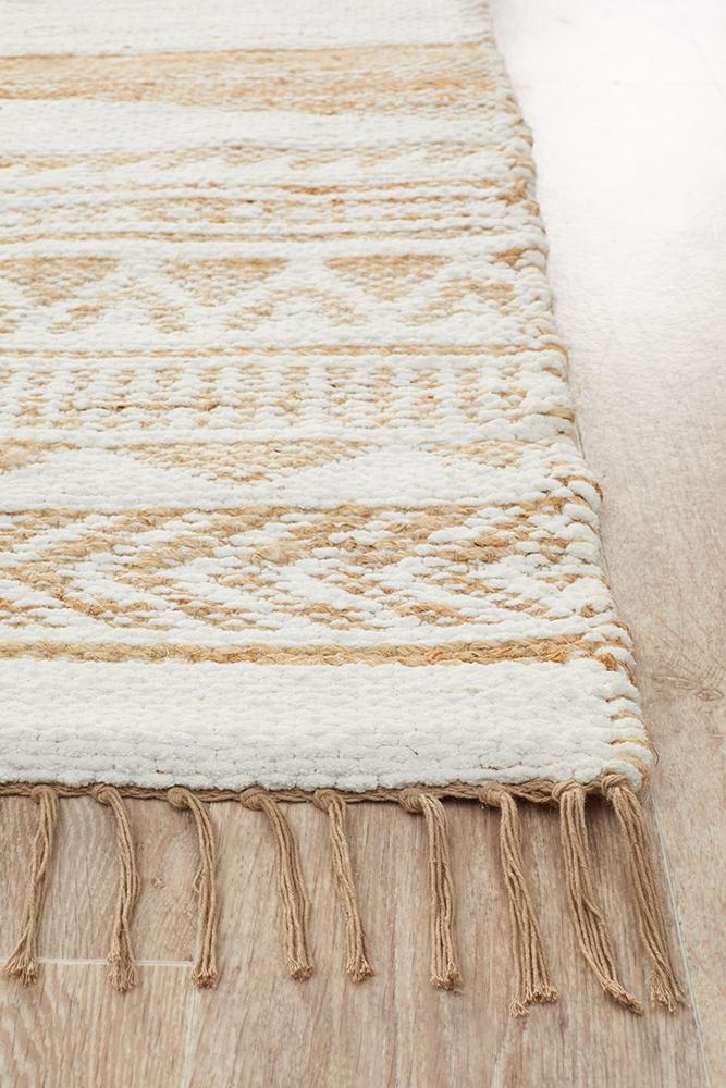 Mayan White Rug