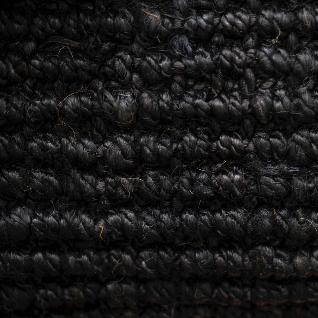 graphite natural jute rug