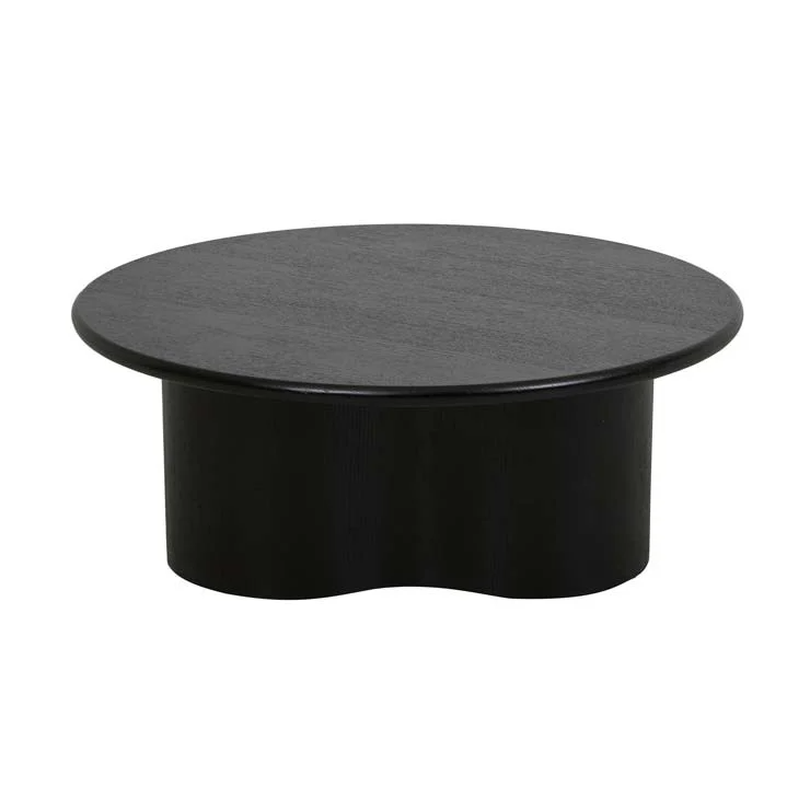 GlobeWest | Artie Wave Coffee Table | Black Oak