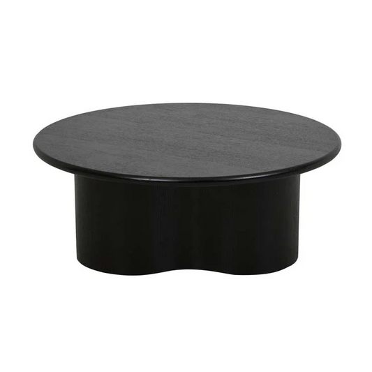 GlobeWest | Artie Wave Coffee Table | Black Oak