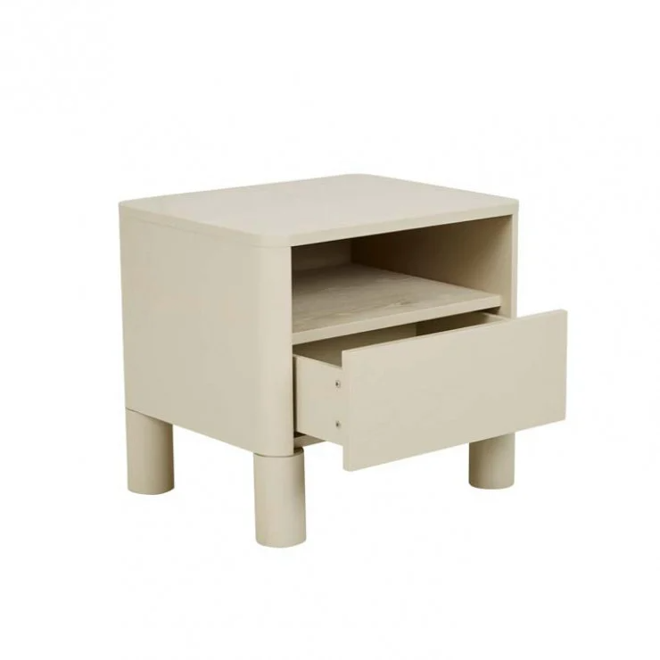 GlobeWest | Artie Open Bedside | Putty