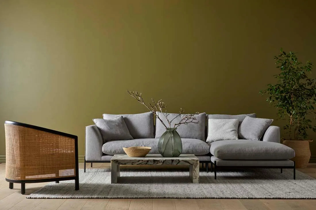 GlobeWest | Elle Monument Coffee Table | Matt Ocean Marble