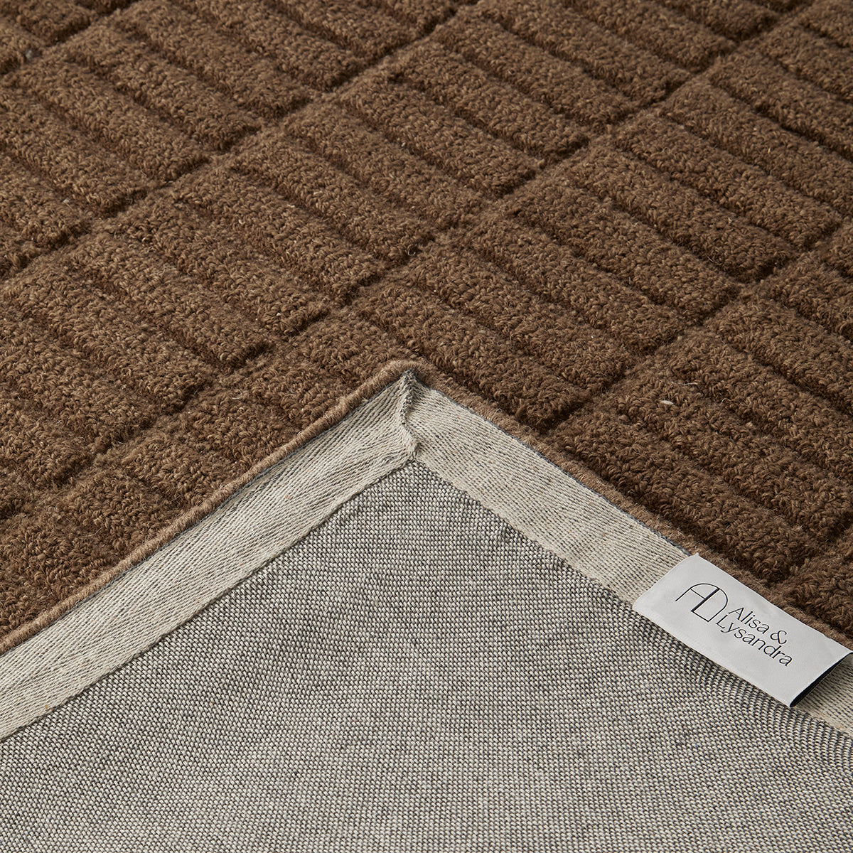 Alisa & Lysandra Marlow Chocolate Runner Rug
