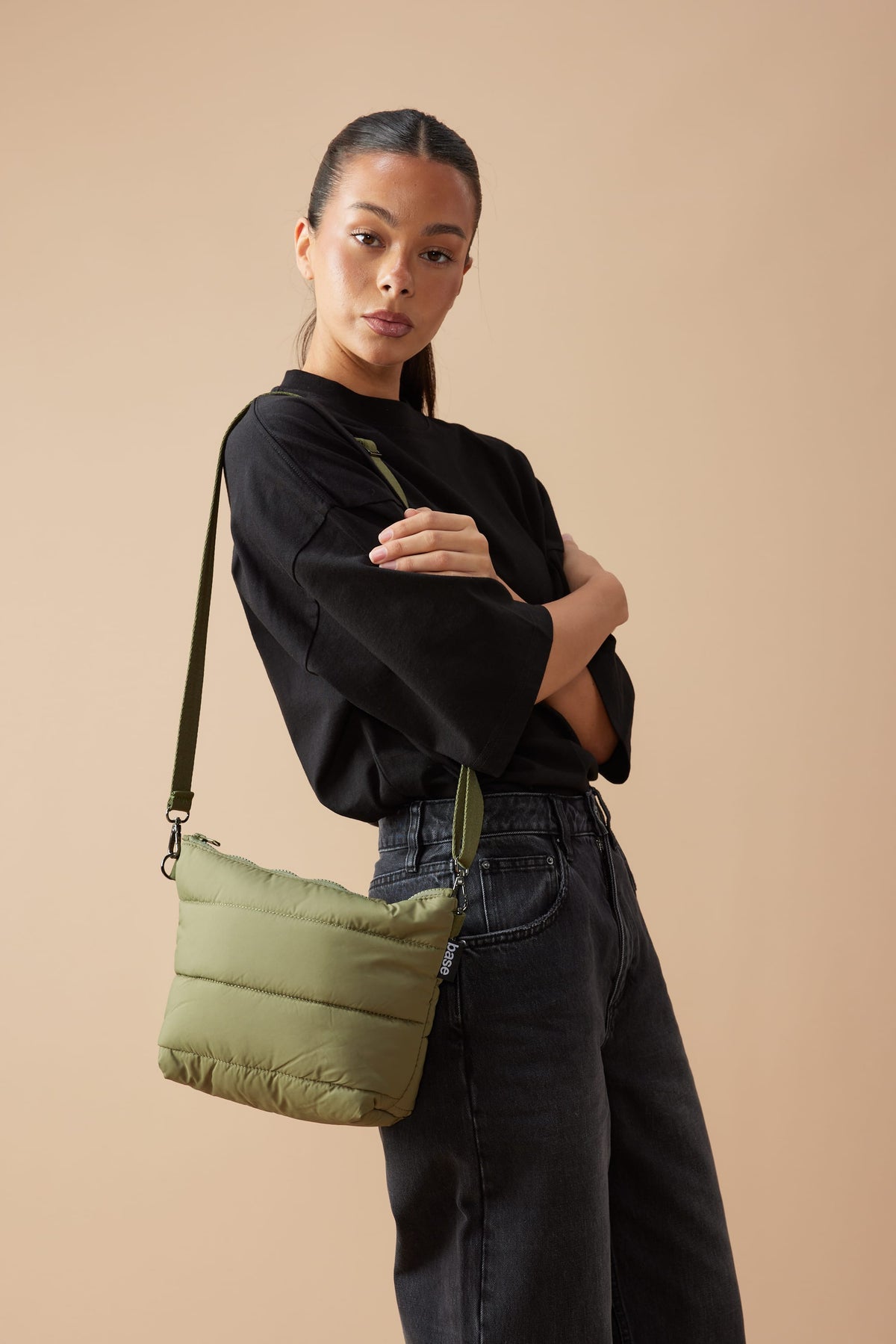Stash Base Crossbody⎮Cloud⎮Khaki