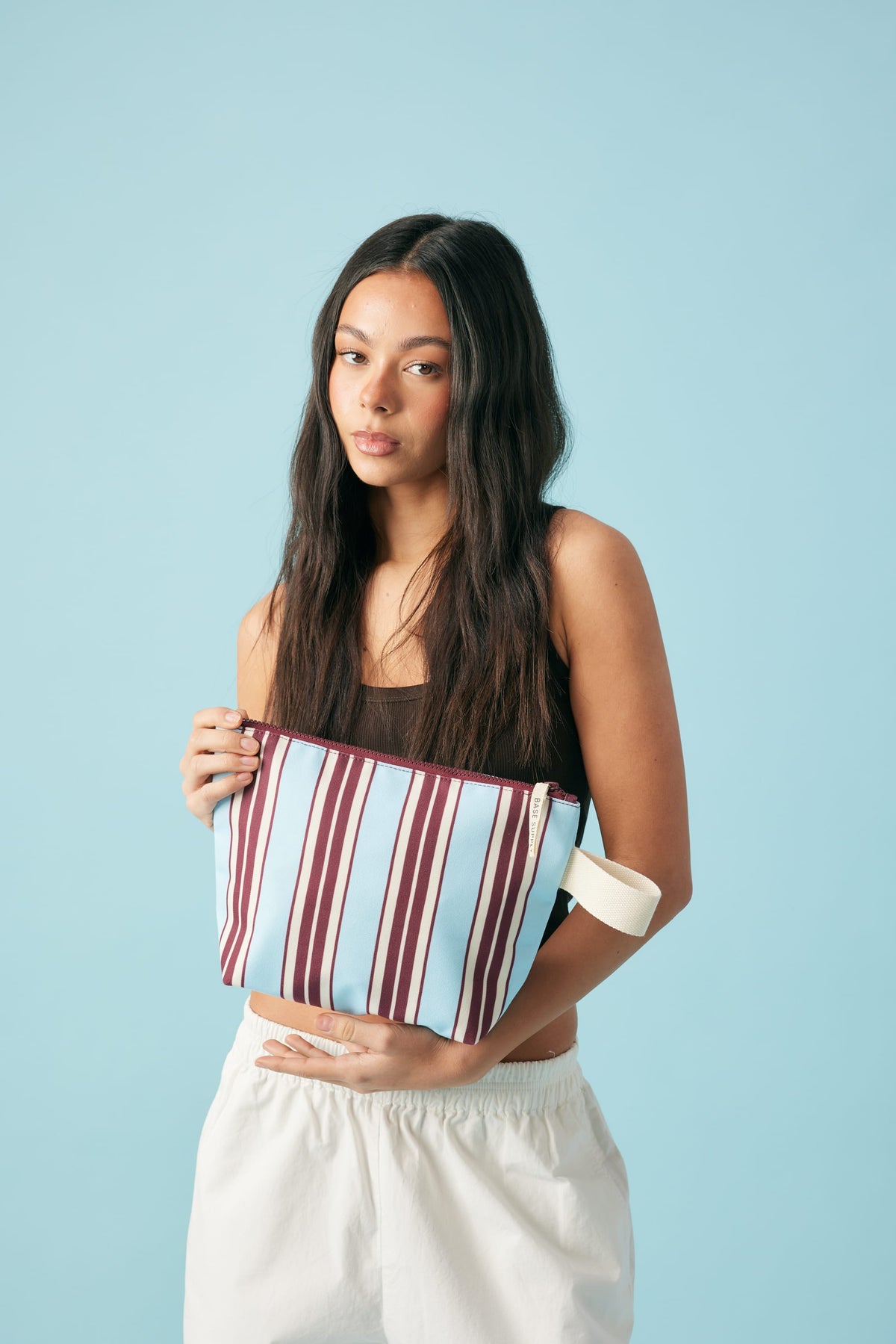 Wet Base Midi⎮Printed⎮Mulberry Stripe