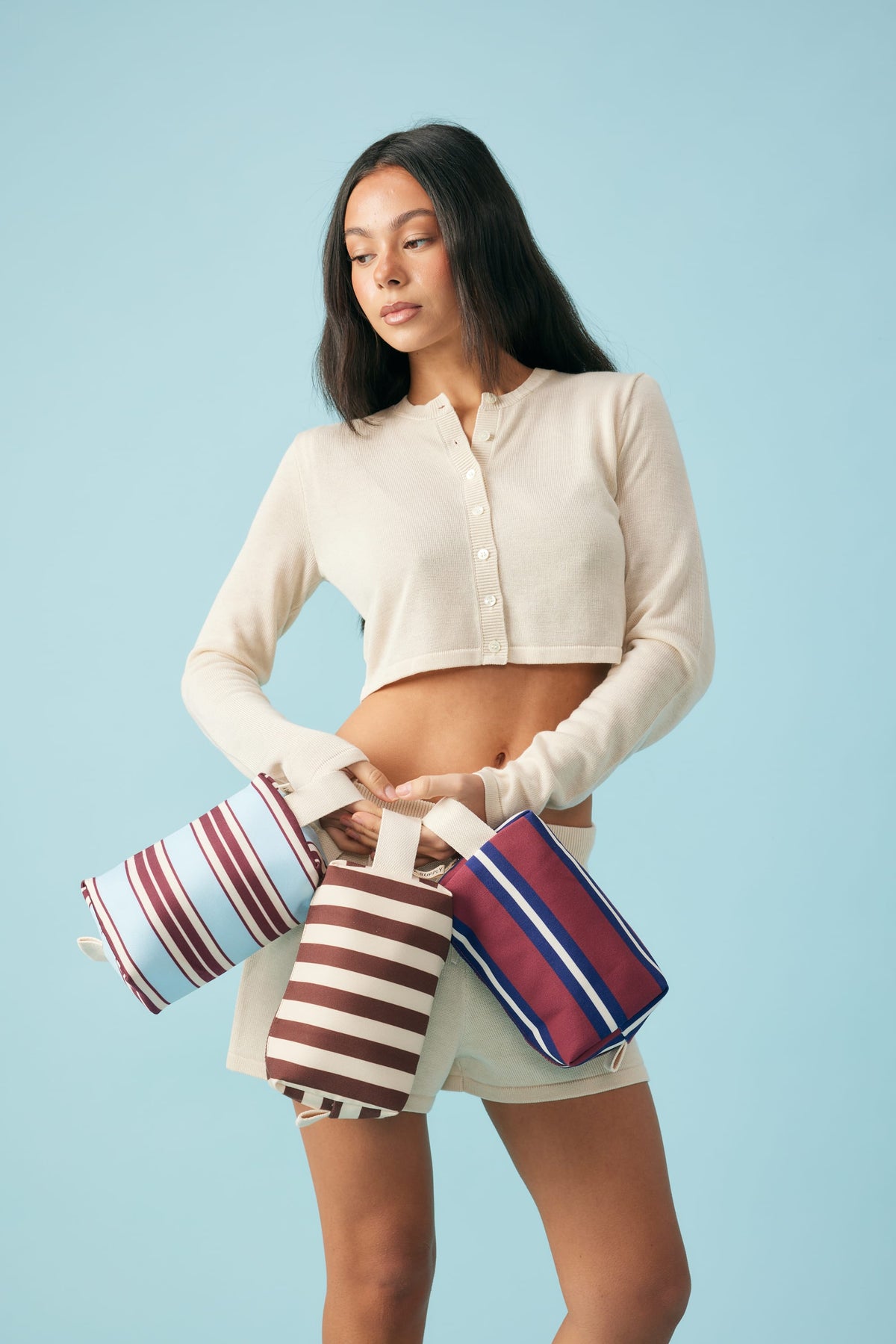 Ditty Base⎮Printed⎮Mulberry Stripe