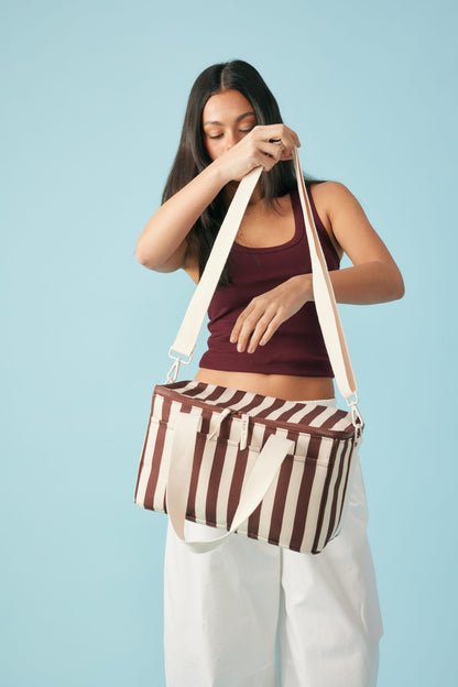 Midi Cool Base⎮Printed⎮Cocoa Stripe