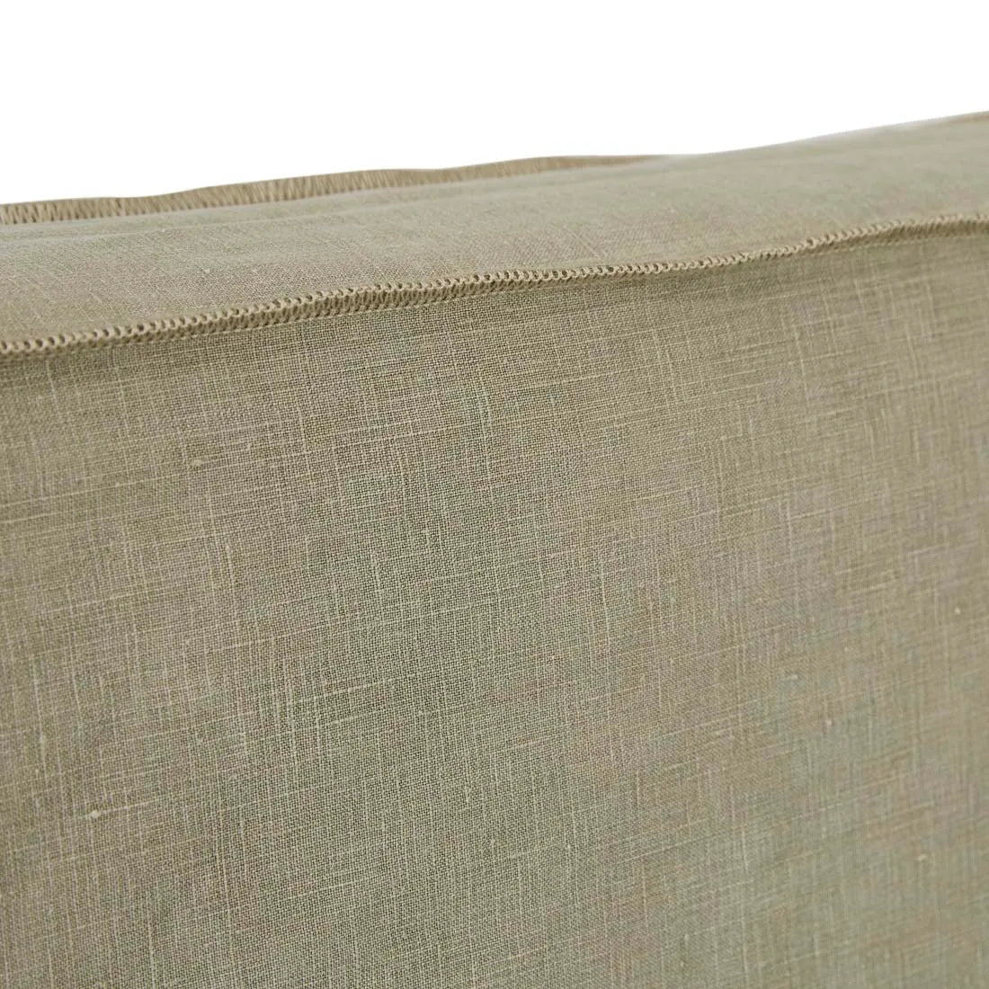 GlobeWest | Vittoria Slip Cover Bedhead | Olive