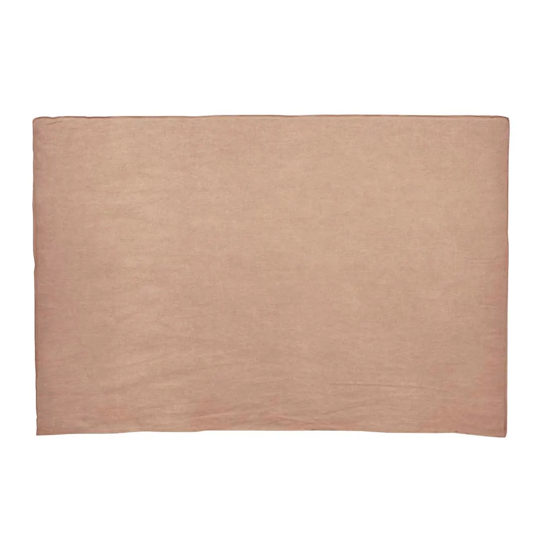 GlobeWest | Vittoria Slip Cover Bedhead | Soft Clay