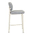 GlobeWest | Lori Metal Frame Barstool | Powder Blue