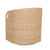 GlobeWest | Cana Occasional Chair | Shell Boucle | Natural Rattan