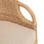 GlobeWest | Cana Occasional Chair | Shell Boucle | Natural Rattan