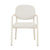 GlobeWest | Lori Metal Frame Dining Armchair | Birch Boucle & Bone Powdercoated Metal