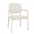 GlobeWest | Lori Metal Frame Dining Armchair | Birch Boucle & Bone Powdercoated Metal