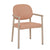 GlobeWest | Lori Metal Frame Dining Armchair | Peach & Matt Cashmere