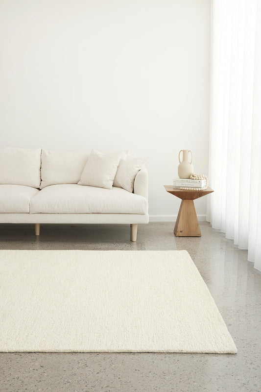 Conscious Loom Pebble Cream Rug