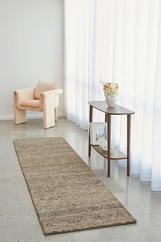 Conscious Loom Pebble Stone Runner Rug