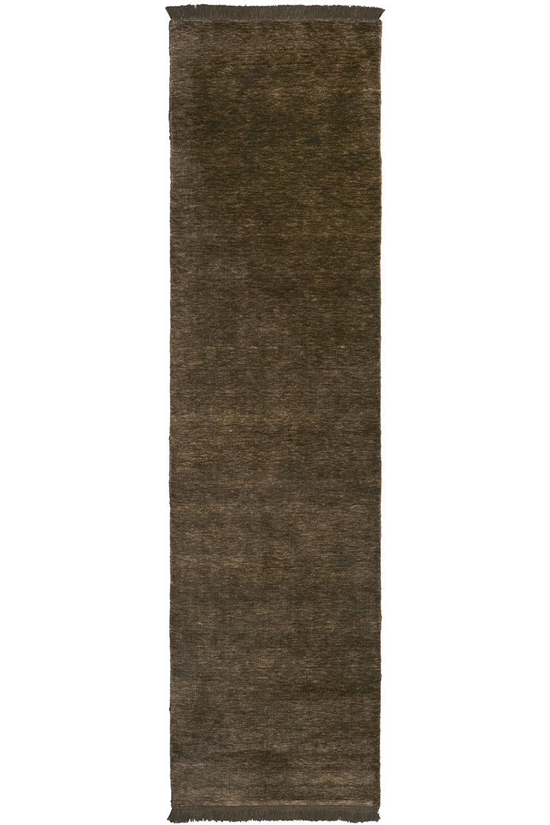 Earthbound Bear Brown Runner Rug