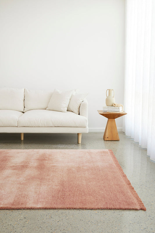 Conscious Loom Earthbound Blush Pink Rug