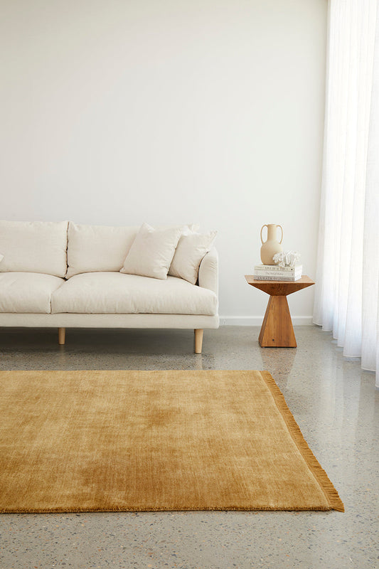 Conscious Loom Earthbound Honey Rug