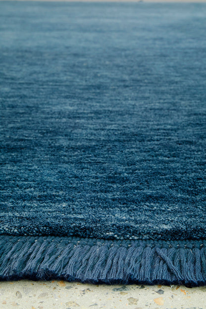 Earthbound Navy Runner Rug