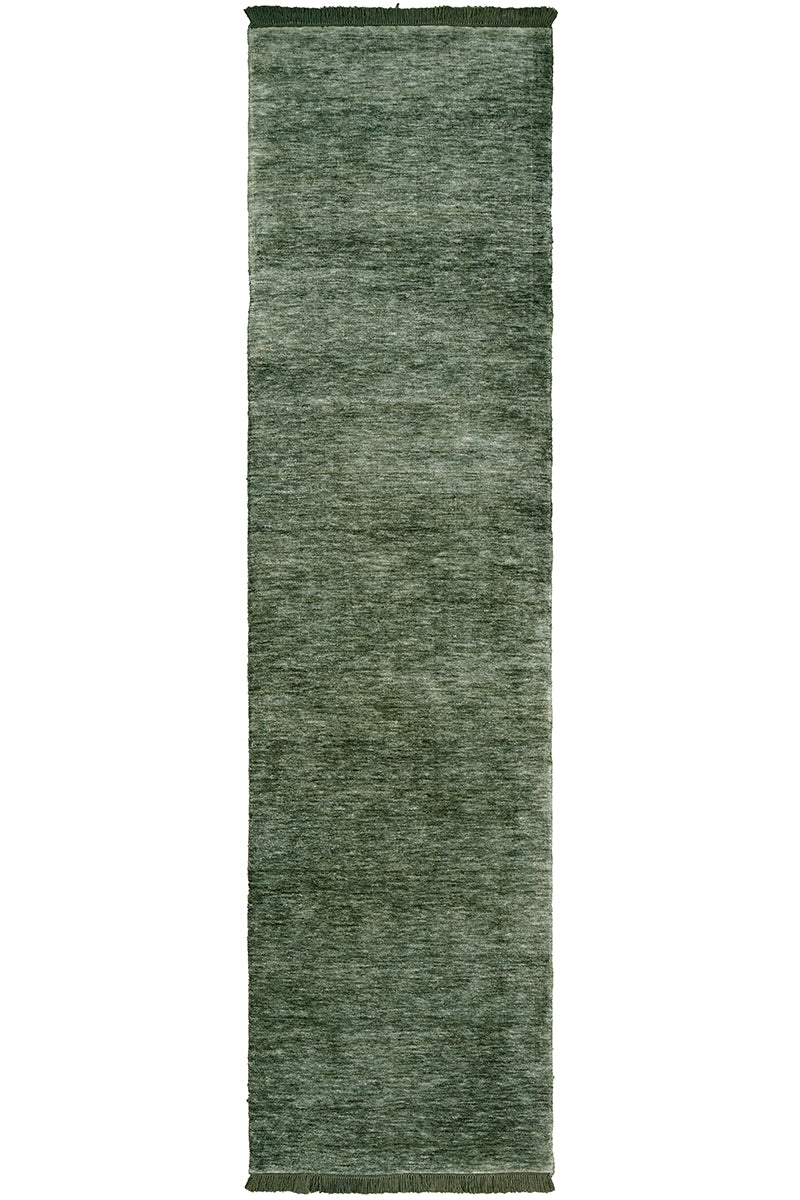 Earthbound Sage Green Runner Rug